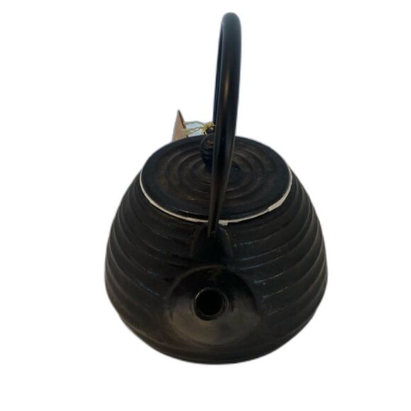 VTG Japan Iron Unity Tetsubin Cast Iron Tea Kettle Pot Signed, Tags, Handles - Picture 2 of 7